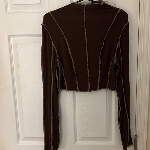 Brown crop top - Picture 1 of 2